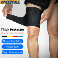 Adjustable Compression Thigh Brace for Muscle Support and Pain Relief