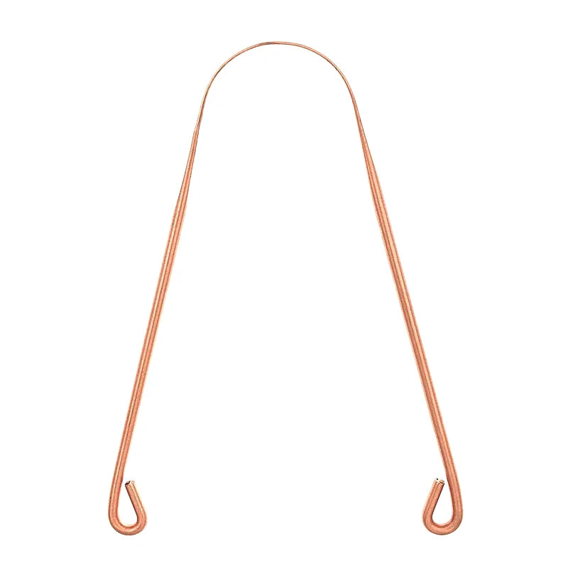 Copper U-Shaped Tongue Scraper for Fresh Breath - 15