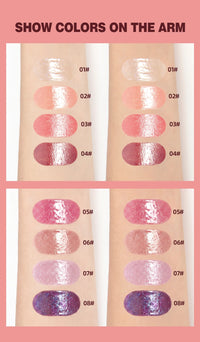 Hydrating Crystal Jelly Lip Gloss for Mirror-Finish Shine