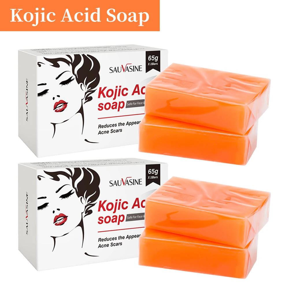 Kojic Acid Brightening Cleansing Bar for Face and Body
