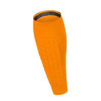 Protective Soccer Shin Guard Sleeves with Honeycomb Padding