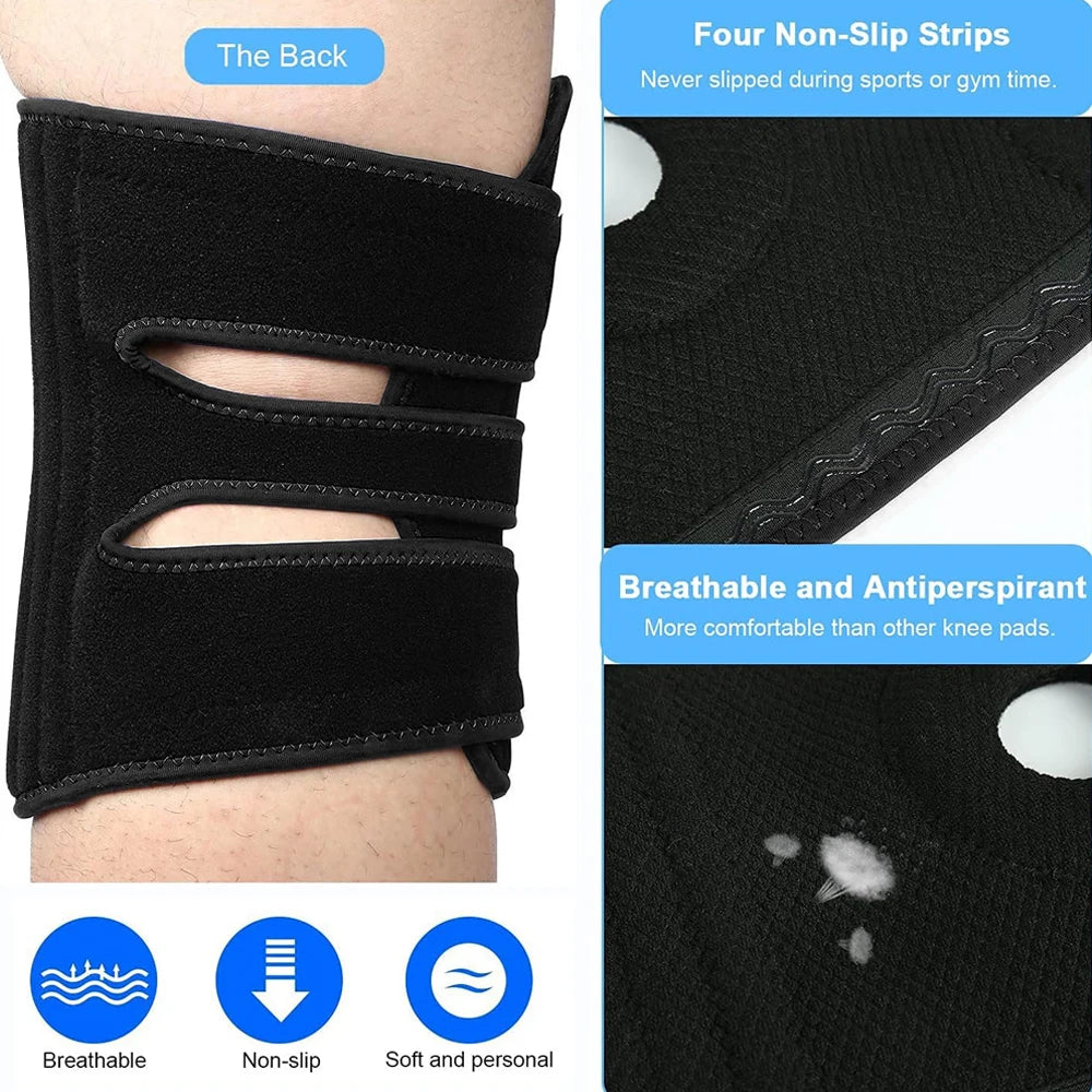 Adjustable Plus Size Knee Brace for Joint Pain Relief - 16