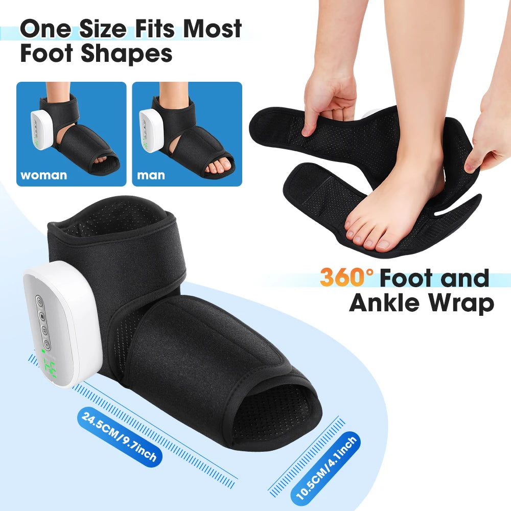 Heated Air Compression Foot and Ankle Massager - 17