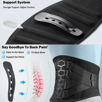 Ergonomic Lumbar Support Brace for Back Pain Relief