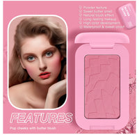 Long-Lasting Waterproof Cream Butter Blush for Natural Glow
