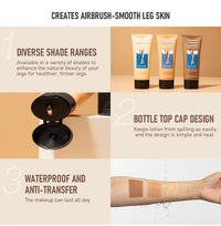 Waterproof Leg Foundation for Flawless Even Skin Tone