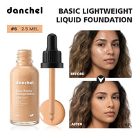 Matte Lightweight Liquid Foundation for Flawless Poreless Skin