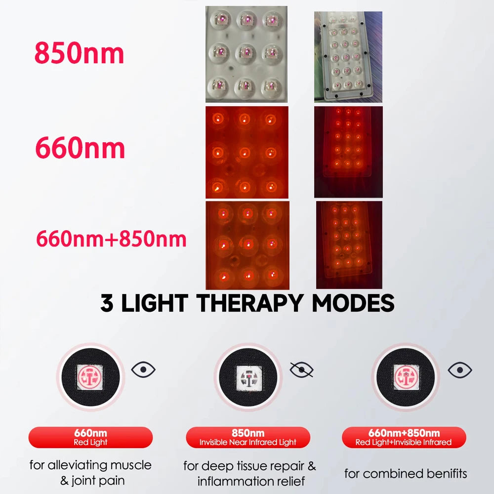 Dual Head Red Light Therapy Lamp for Pain Relief and Skin Care - 2