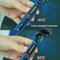 Premium Heated Shaving Razor with Magnetic Charging Stand