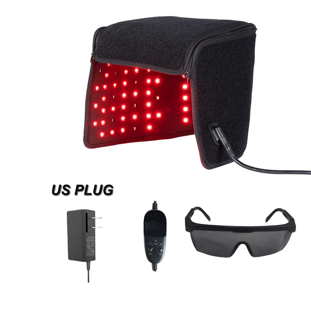 LED Red Light Therapy Cap for Hair Regrowth and Scalp Health - 23