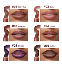2-in-1 Waterproof Matte Lip Liner and Lipstick Crayon