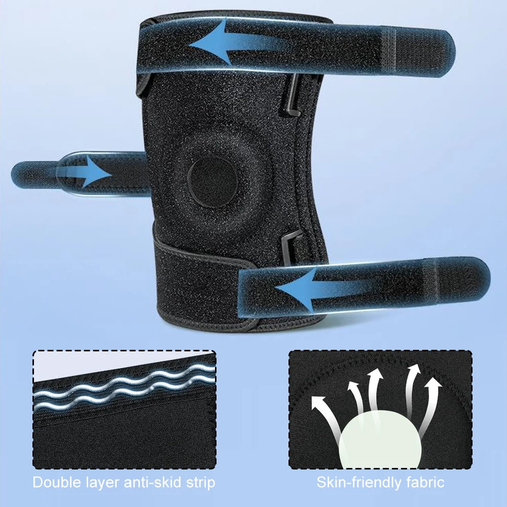 Adjustable Plus Size Knee Brace for Joint Pain Relief - 11