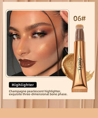 Liquid Contour, Blush and Highlighter Wand with Cushion Applicator
