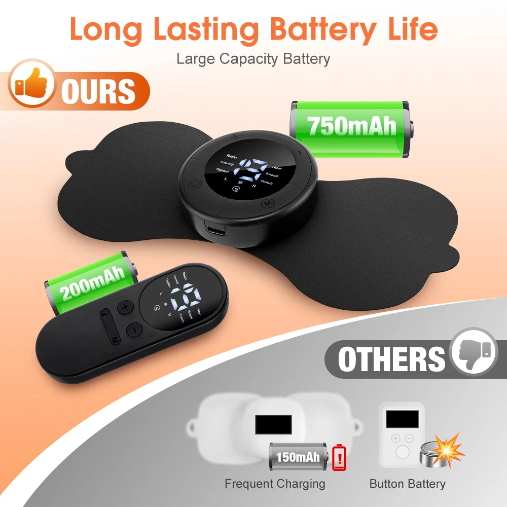 Wireless EMS Heating Pulse Massager for Neck and Back Pain - 9