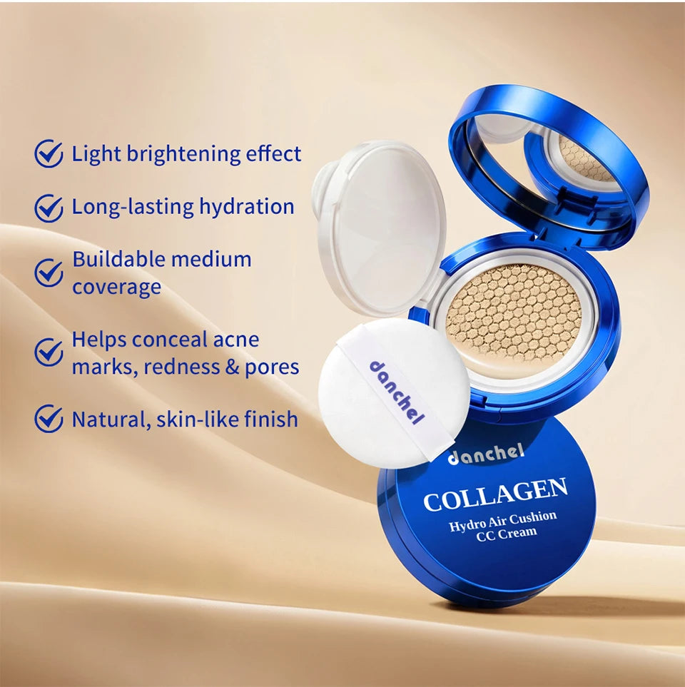 Collagen Hydrating Air Cushion CC Cream for Dewy Skin Finish - 10