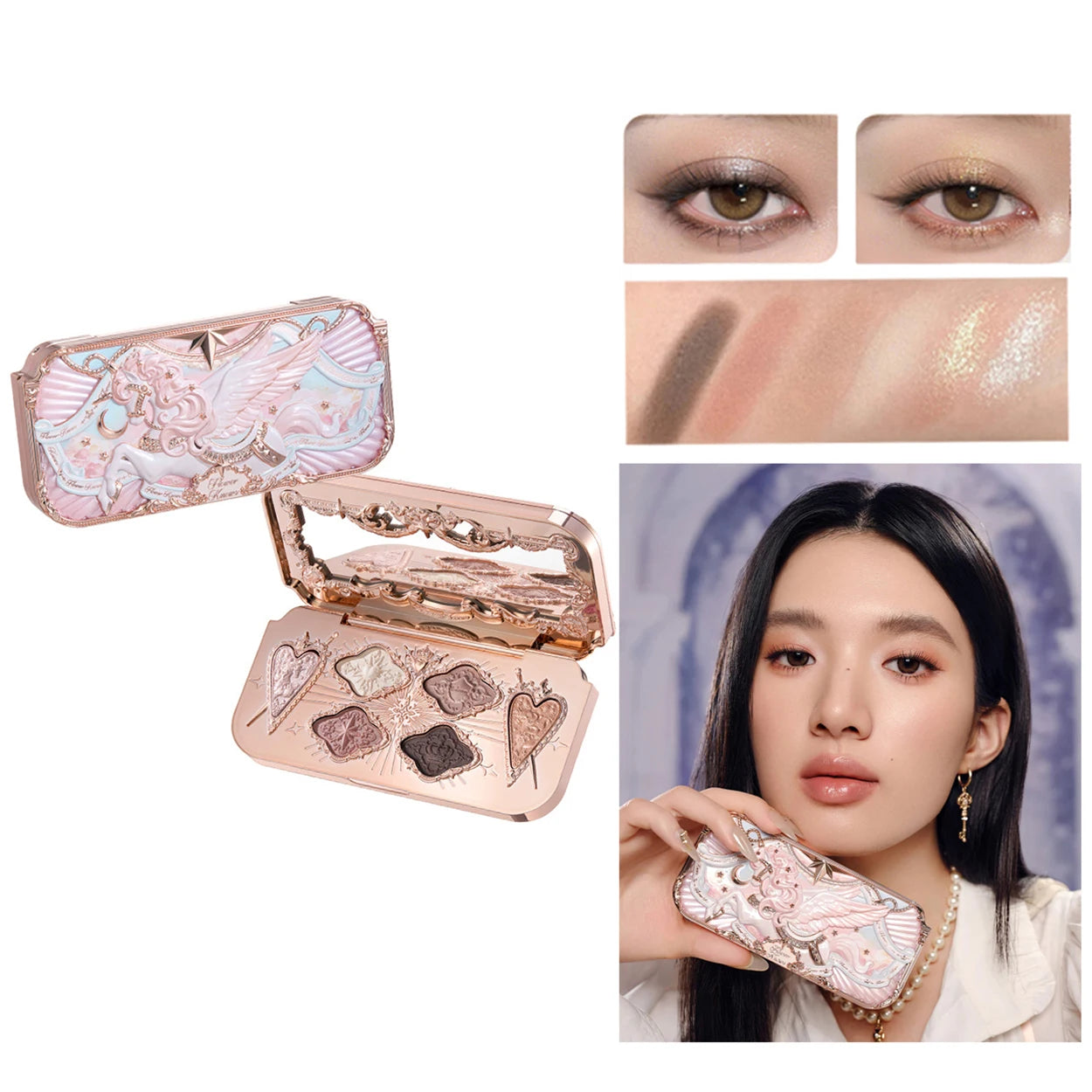 6-Color Swan Ballet Eyeshadow Palette - 29