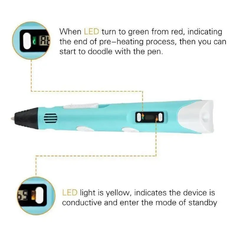 3D Printing Pen for Kids Creative Drawing - 6