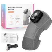 3-in-1 Cordless Vibration Knee Massager for Joint Pain Relief