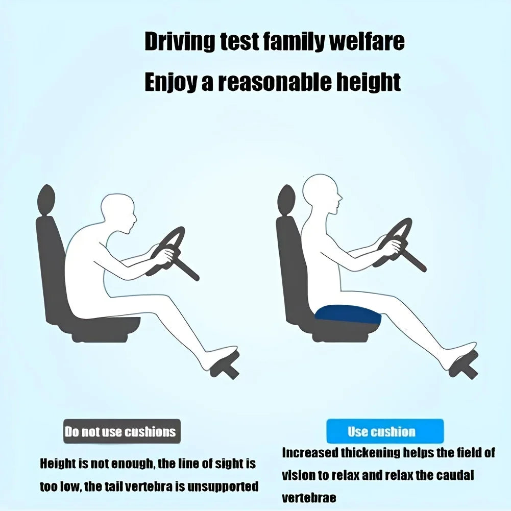 Ergonomic Memory Foam Seat Cushion for Office and Car - 15