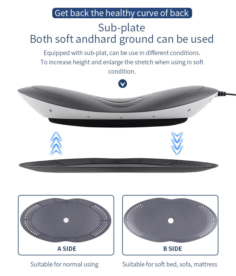 Electric Lumbar Traction Massager for Back Pain Relief - 13