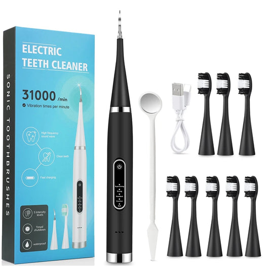 Electric Sonic Dental Scaler and Toothbrush Kit