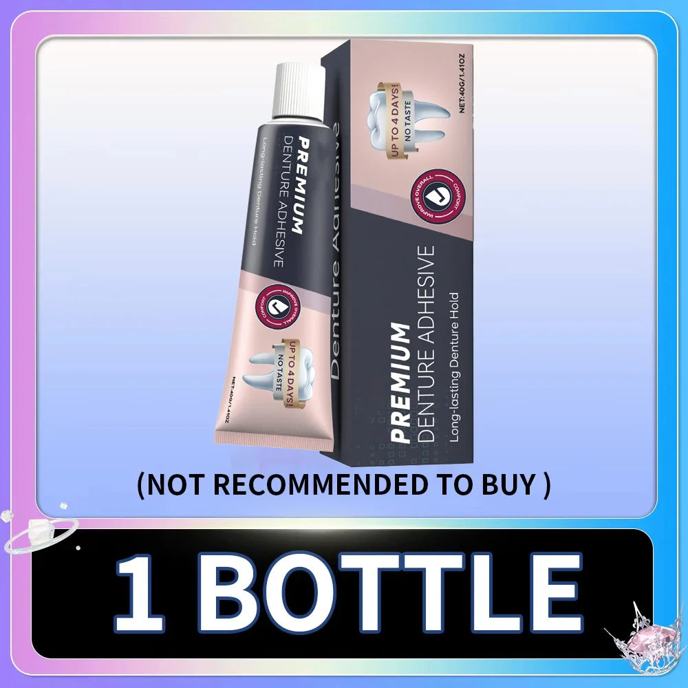Waterproof Zinc-Free Denture Adhesive Cream - 11