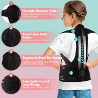 Adjustable Posture Corrector Brace for Kids and Teens