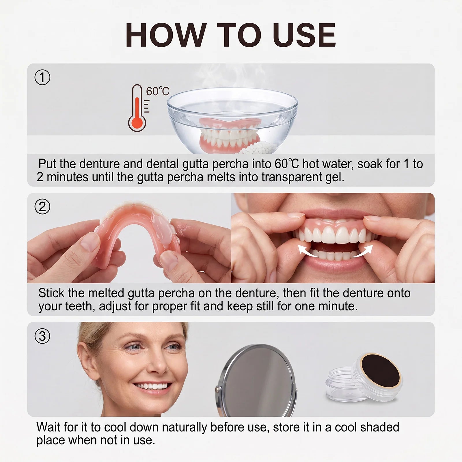 Instant Smile Temporary Denture & Veneer Kit - 13