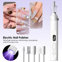Electric Nail Clipper and Manicure Drill Set