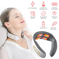 Electric Pulse Neck and Shoulder Massager for Pain Relief