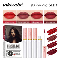 4-Piece Velvet Matte Lipstick Set