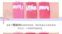 10-Color Jelly Lip Gloss Palette with Bow Design