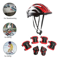 Kids Protective Helmet and Safety Gear Set