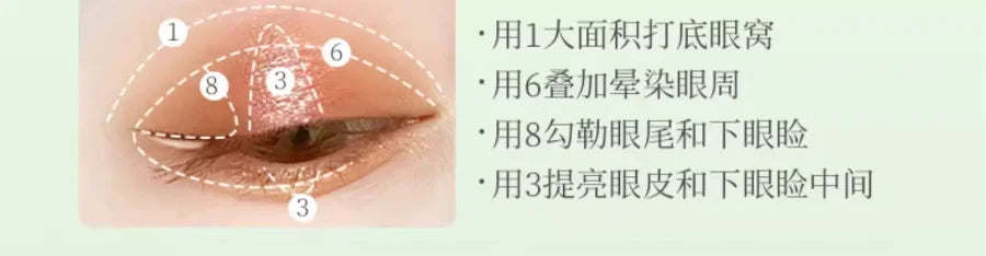 10-Color Waterproof Shimmer and Matte Eyeshadow Palette - 18