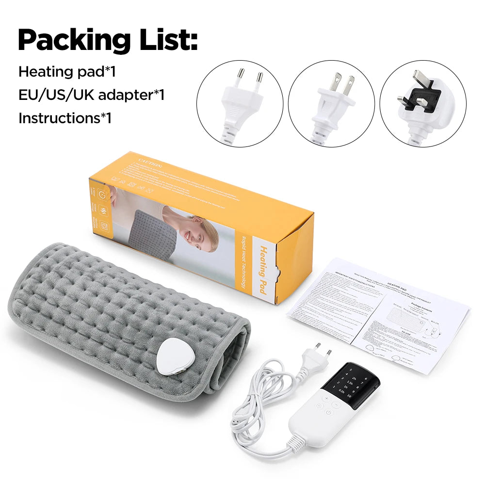 Electric Heating Pad for Back and Muscle Pain Relief - 28