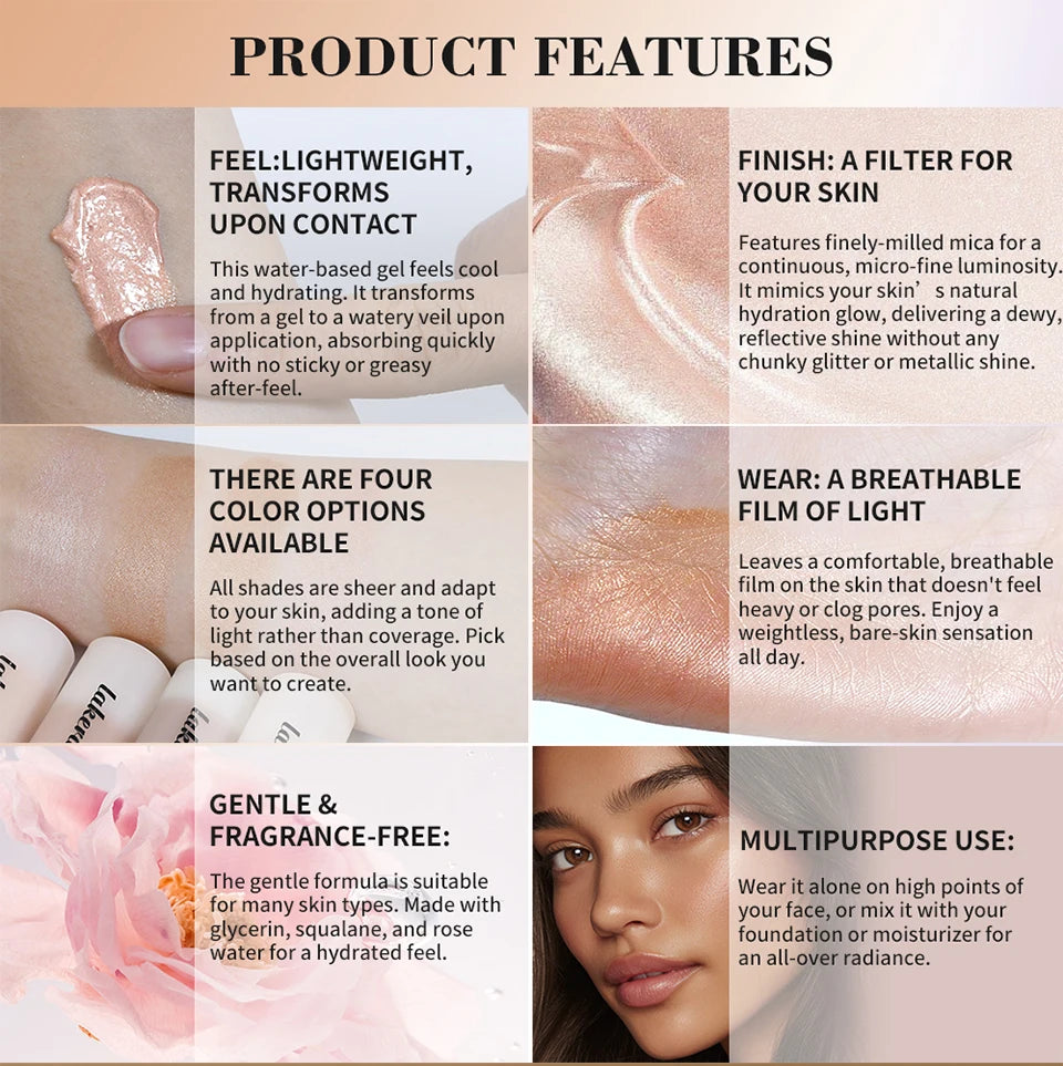 Dewy Liquid Highlighter and Illuminating Face Primer - 10