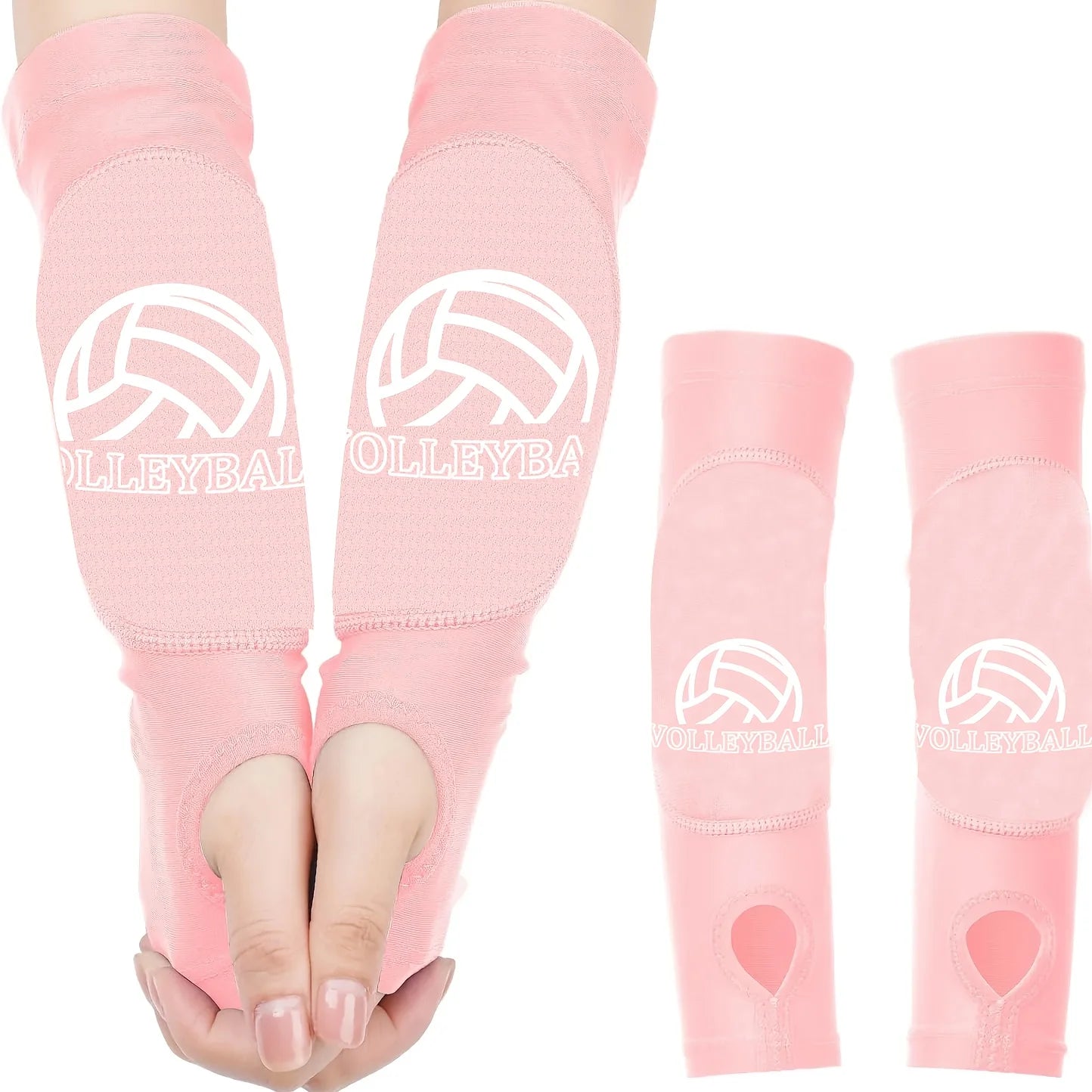 Padded Volleyball Arm Sleeves for Youth Players - 1