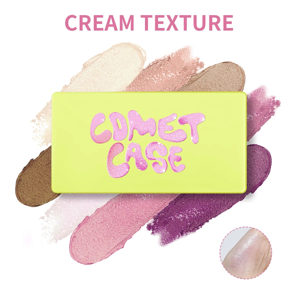 8-Color Cream Highlighter and Contour Palette for Radiant Makeup - 19