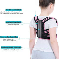 Adjustable Back Posture Corrector Brace for Kids and Teens