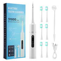 Electric Sonic Dental Calculus Remover & Teeth Whitening Kit