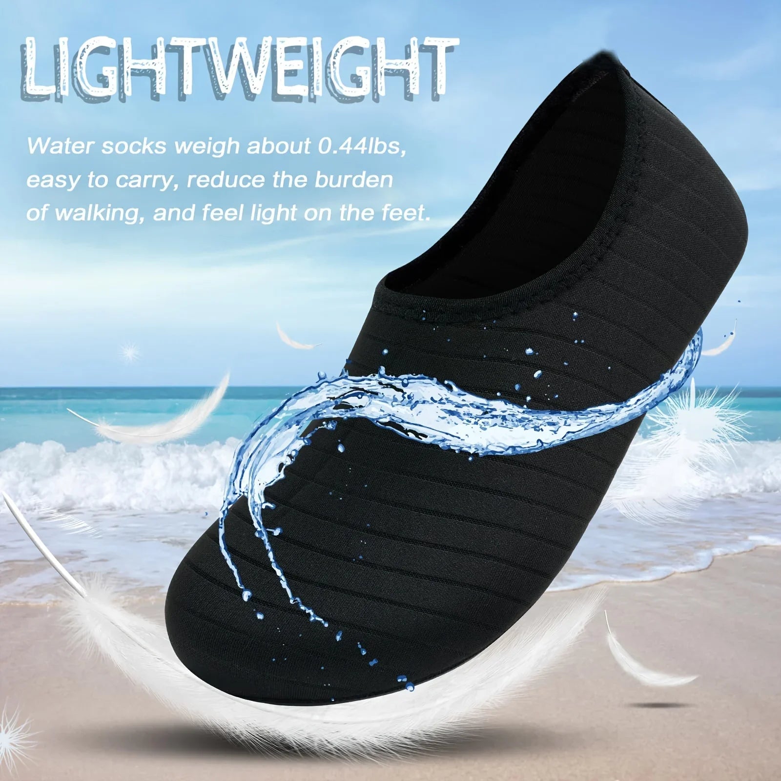 Quick-Dry Anti-Slip Water Shoes for Beach and Swimming - 4