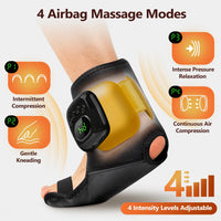 Heated Air Compression Foot and Ankle Massager