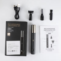 3-in-1 Electric Facial Hair Grooming Kit