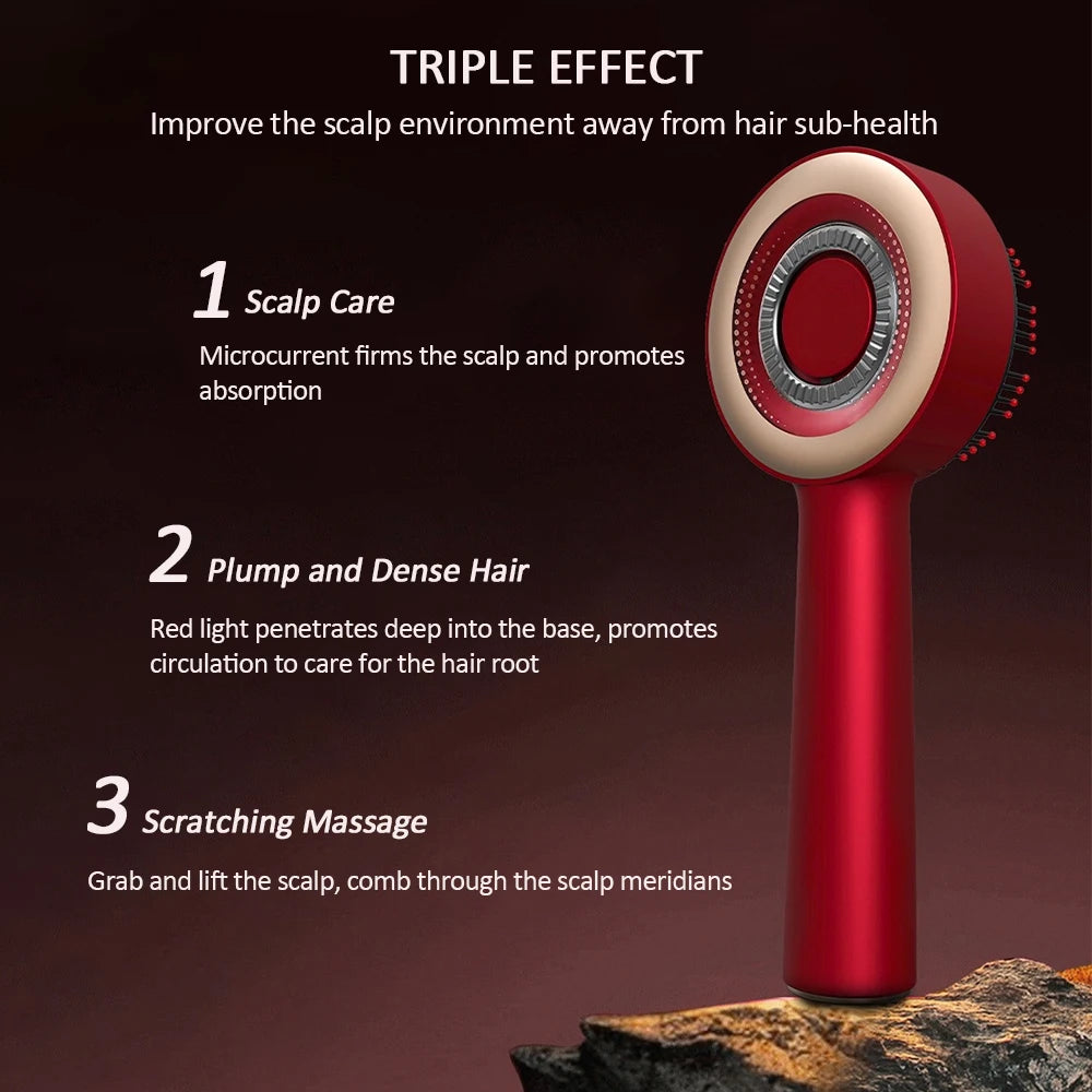 Electric Red Light Scalp Massager and Hair Growth Comb - 6