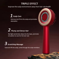 Electric Red Light Scalp Massager and Hair Growth Comb