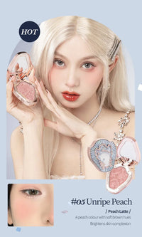 Embossed Long-Lasting Natural Matte Cheek Blush