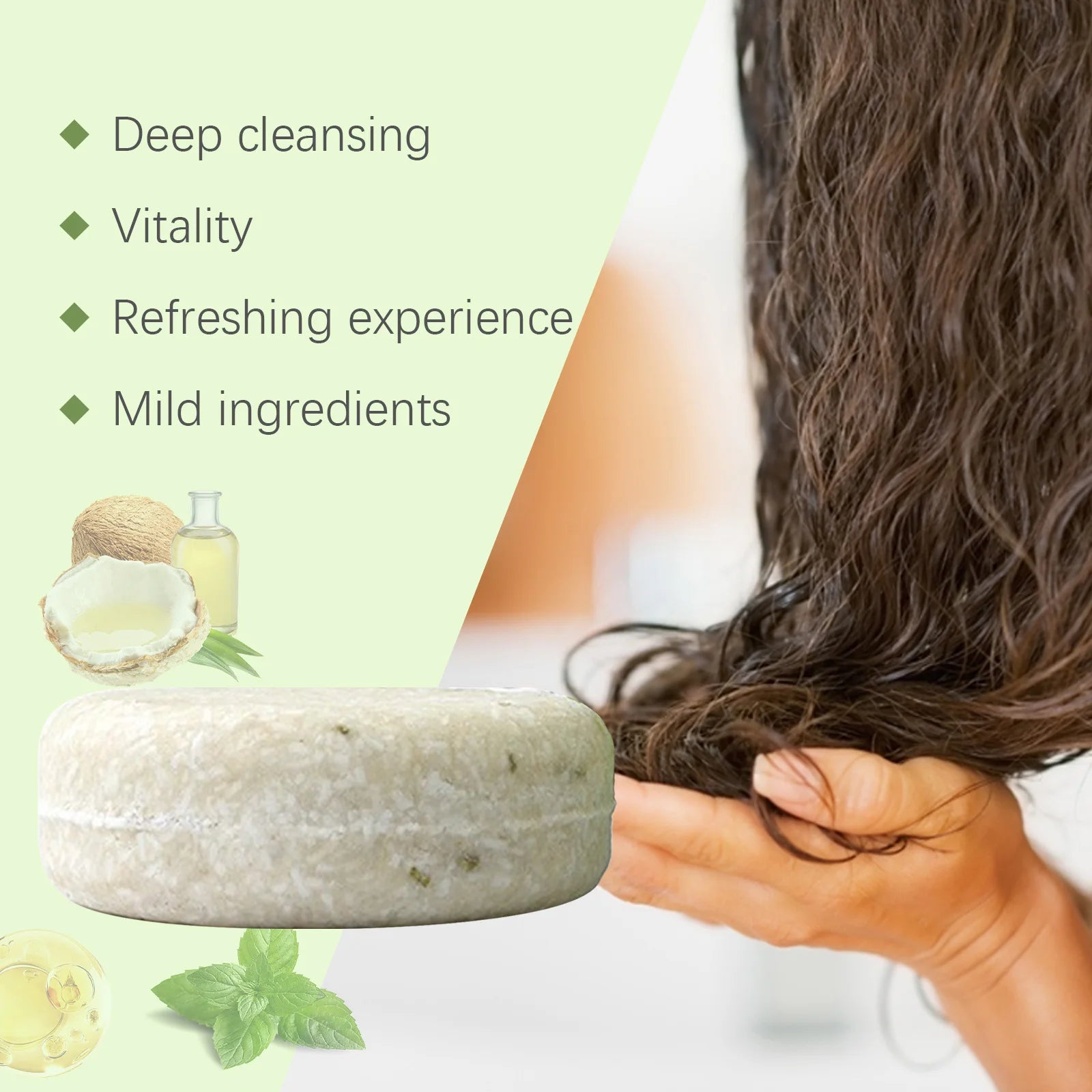 Rosemary Strengthening Shampoo Bar for Hair Growth - 6