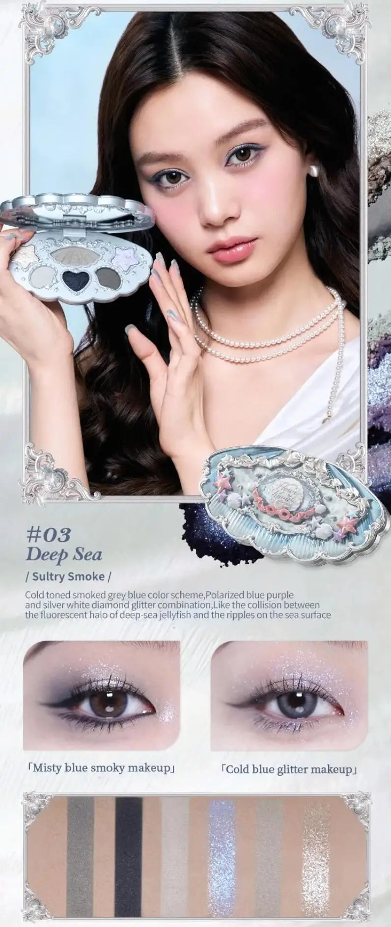 5-Color Shimmer and Matte Eyeshadow Palette - 21