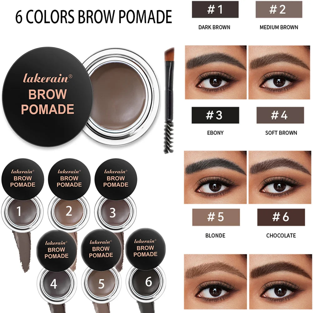 Waterproof Long-Lasting Eyebrow Pomade for Defined Brows - 1