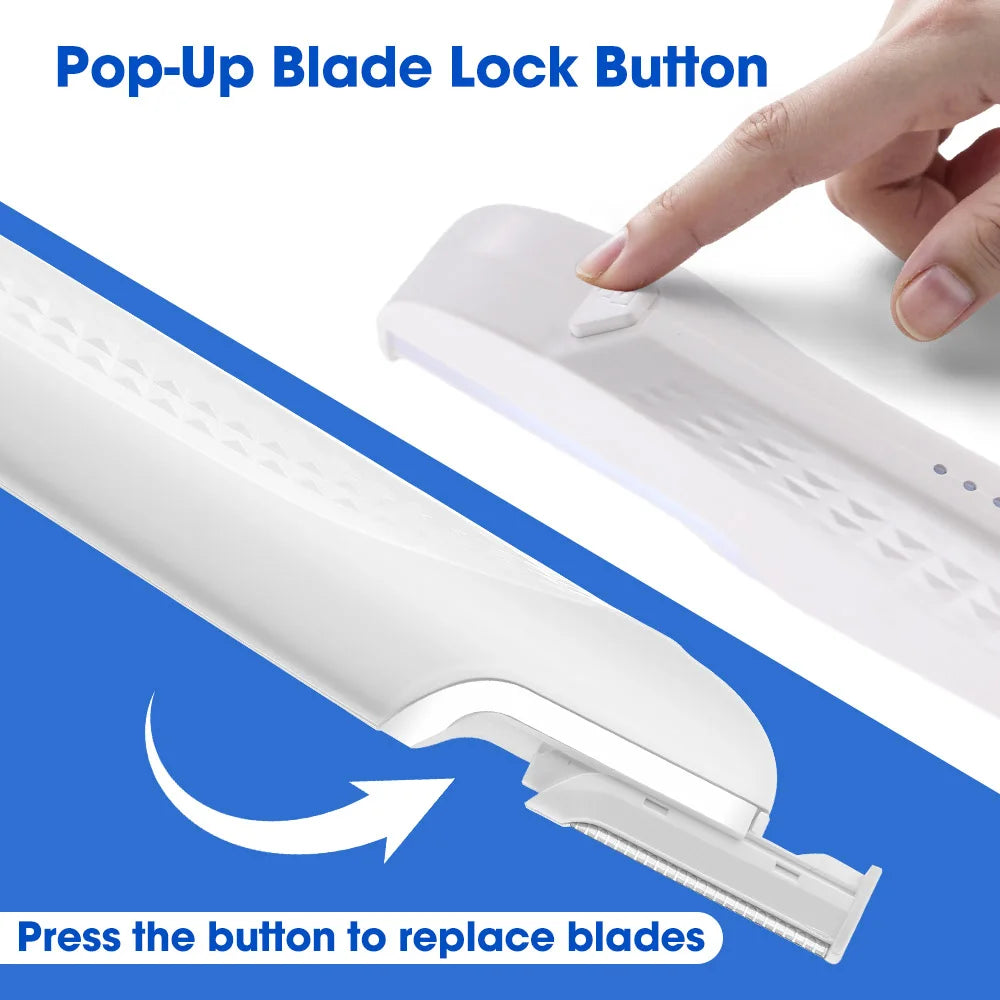 Sonic Rechargeable Facial Dermaplane Razor for Smooth Skin - 4